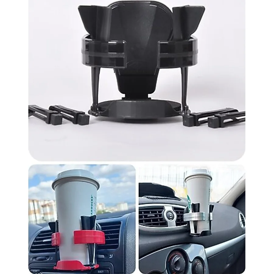H&R PLASTİK Araba Bardaklık / Içecek Tutucu Bardak Tutucu Siyah Renk