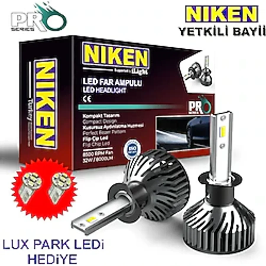H1 Led Xenon Far Ampulü Yeni Nesil Pro Niken