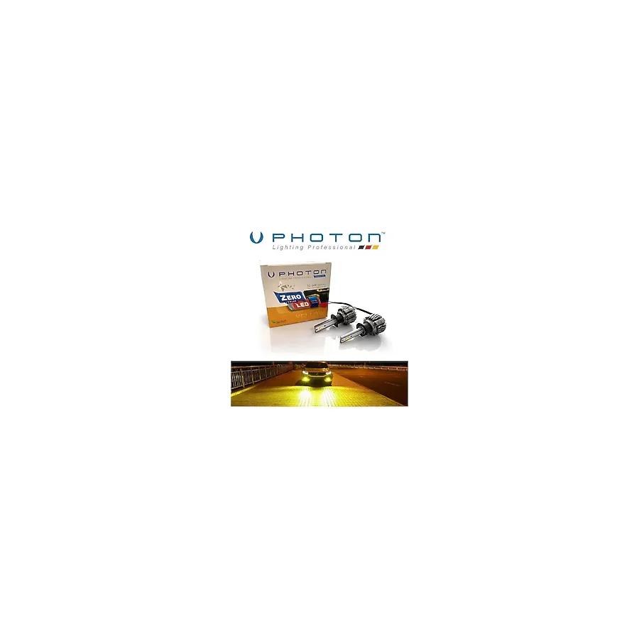 H1 Led Xenon Oto Ampul Photon Zero Fansız Sarı