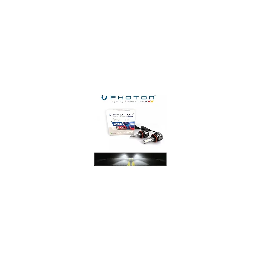 H11 Led Xenon Oto Ampul Photon Zero Fansız Beyaz