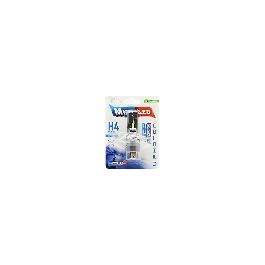 H4 Mini Led Oto Ampul Photon 2Li Set