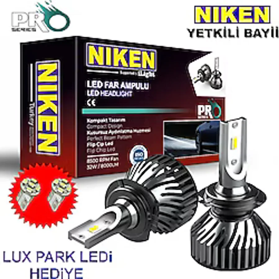 H7 Led Xenon Far Ampulü Yeni Nesil Pro Niken