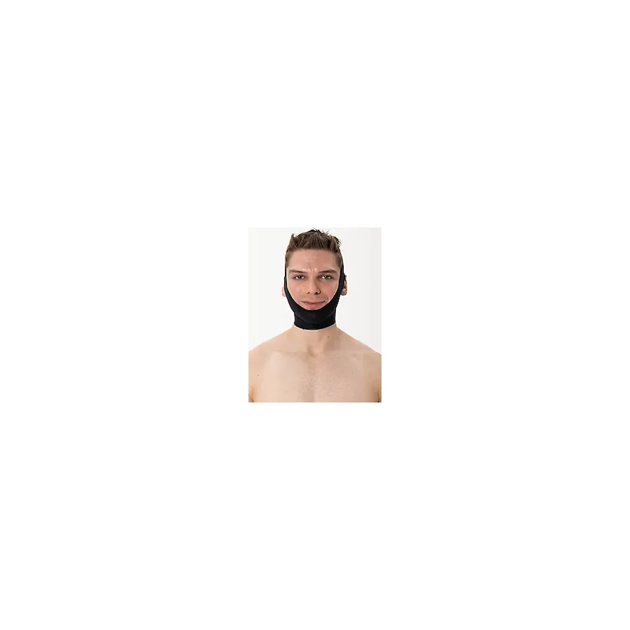 HA-620 H&a Korse Çene Bandı Korse Kadın Erkek Yüz Estetiği Yüz Germe Çene Liposuction Gıdı Estetiği - Siyah