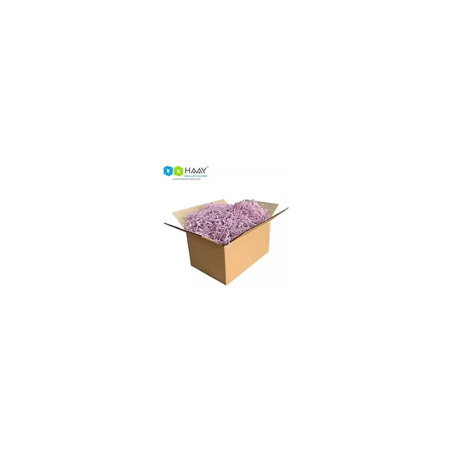 Haay Ambalaj Zikzak Kırpık Kağıt Dolgu Malzemesi Lila-1Kg.