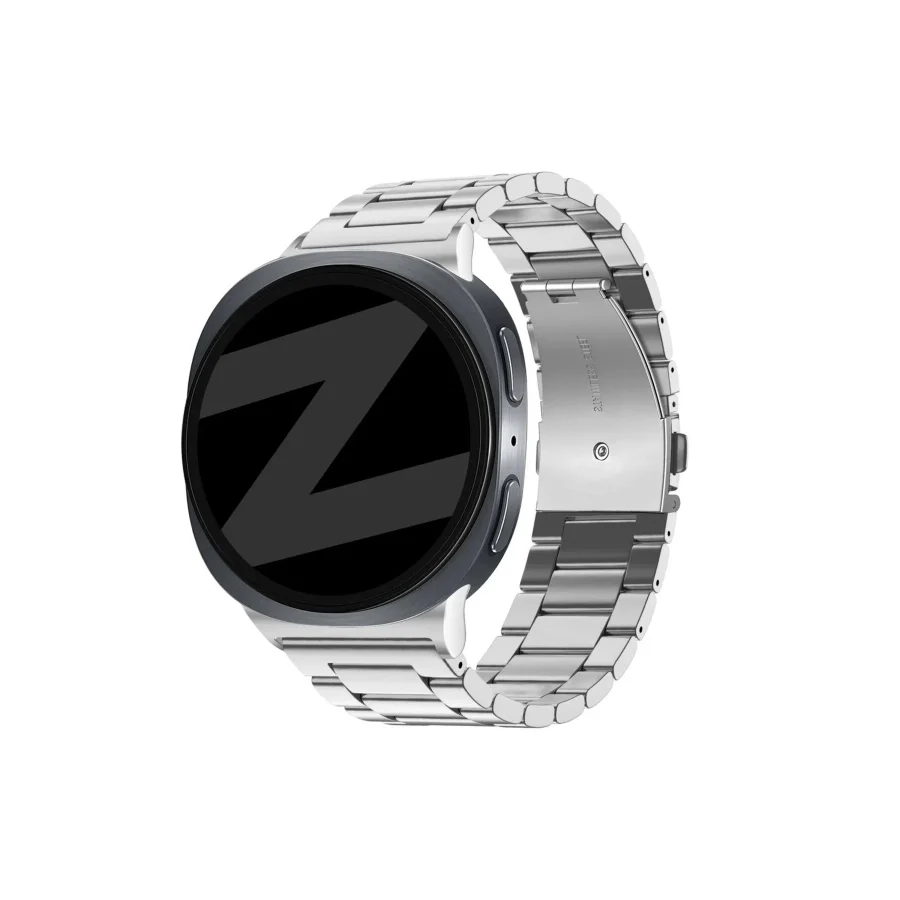 habilis Samsung Galaxy Watch 8 40mm 44mm 46mm Classic Uyumlu Metal Baklalı Kordon Old Money Kayış Şık Zarif
