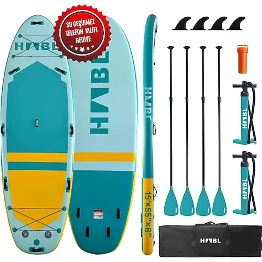 HABL Şişme Sup Board/ Stand Up Paddle Board 140x457x20CM Full Set Xl