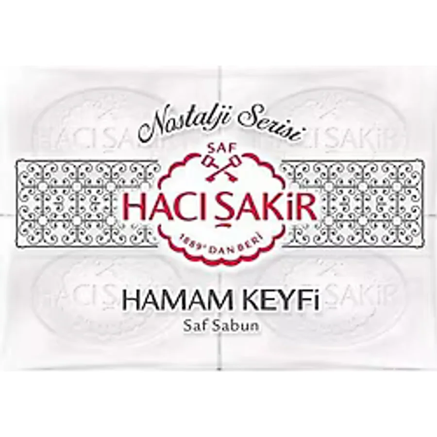 Hacı Şakir Hamam Keyfi Saf 4x200 gr Sabun
