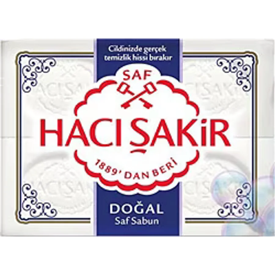 Hacı Şakir Saf Doğal 4x150 gr Beyaz Sabun