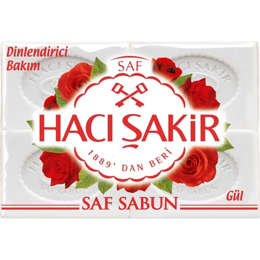 Hacı Şakir Saf Gül 4x150 gr Sabun