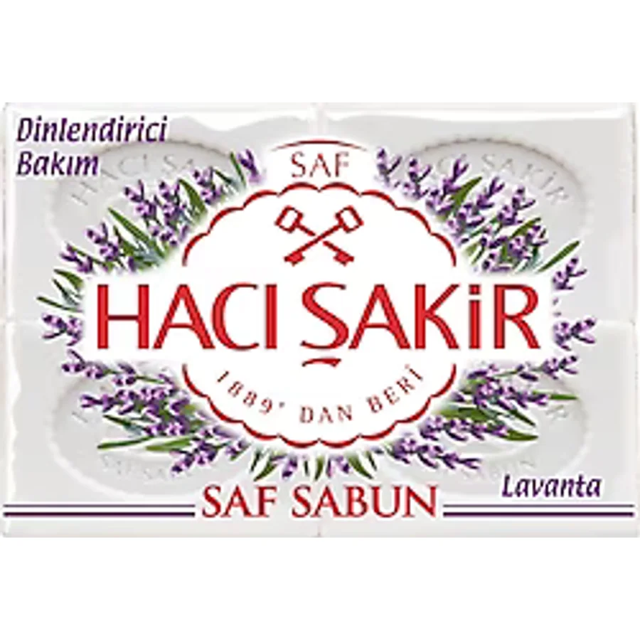 Hacı Şakir Saf Lavanta 4x150 gr Sabun