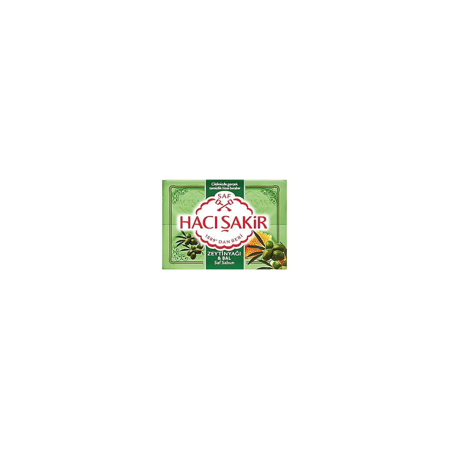 Hacı Şakir Saf Zeytinyağı & Bal 4x150 gr Sabun