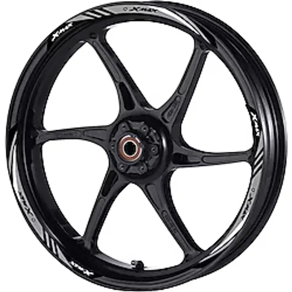 Hades Yamaha Xmax Uyumlu Jant Şeridi Motosiklet Jant Sticker Seti