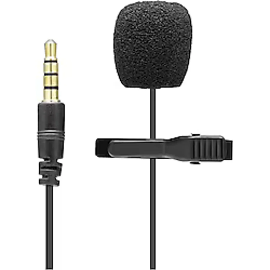 Hadron HD571A 3.5 mm 3 Boğumlu Kablolu Yaka Mikrofonu