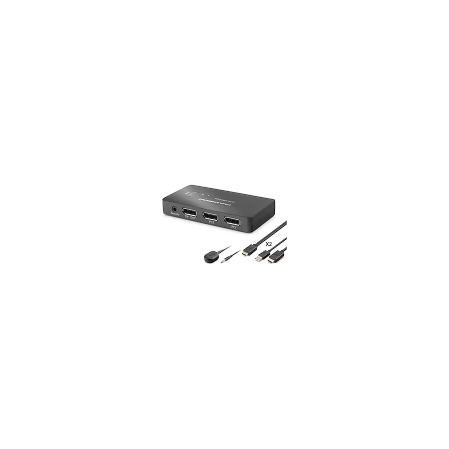 Hadron Hdx1426 Displayport Kvm Switch 2 Console Usb Port 2 Displayport Siyah