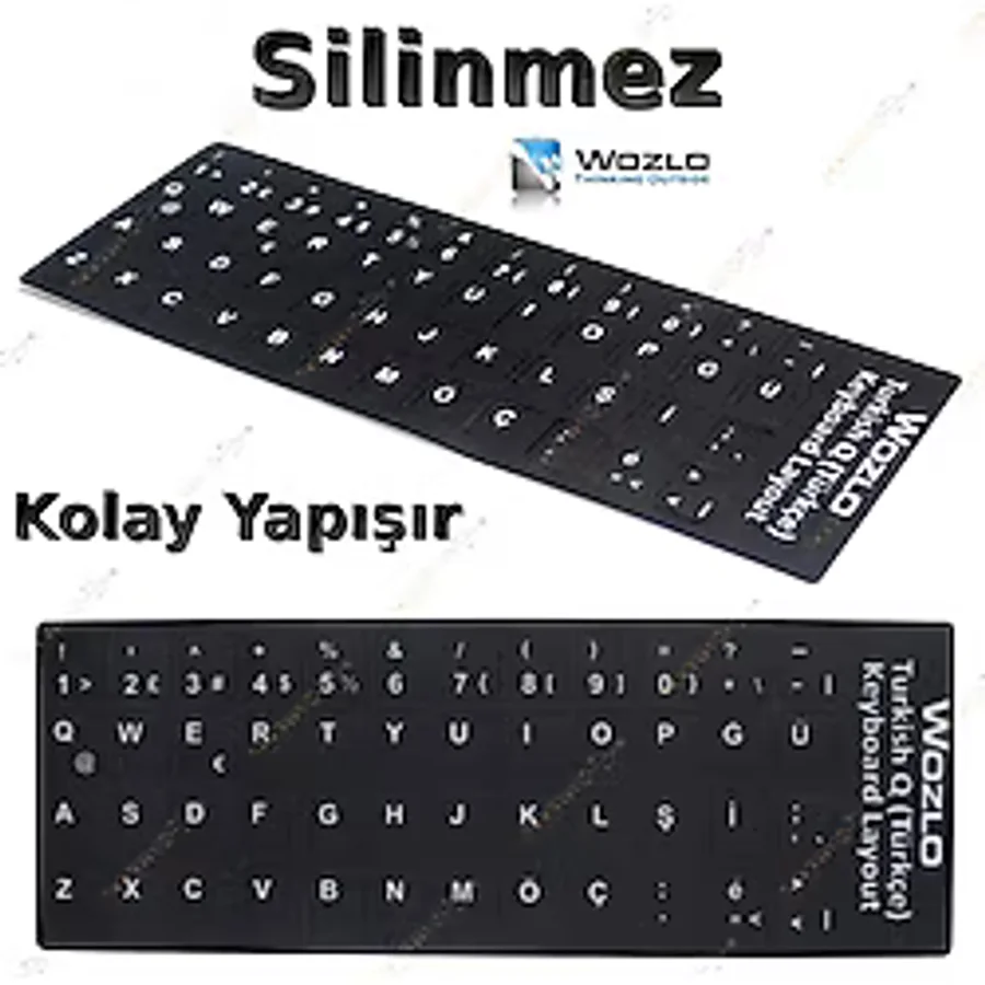 Hadron Notebook Klavye Sticker Türkçe Q Siyah Hadron HDX8256