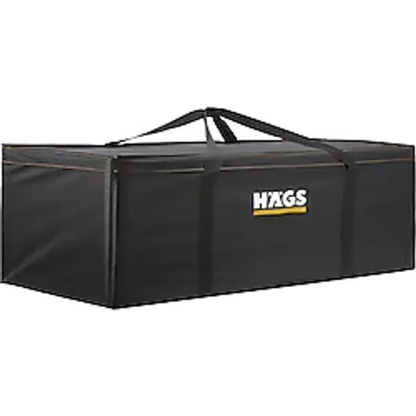 HAEGS Bahçe Mobilya Yastığı, Minderi Saklama Çantası Hurç, Yatak, Yorgan, Yastık Organizer, Düzenleyici, Depolama Hurcu, Çantası, Extra Büyük Battal Boy - 725 Lt Siyah