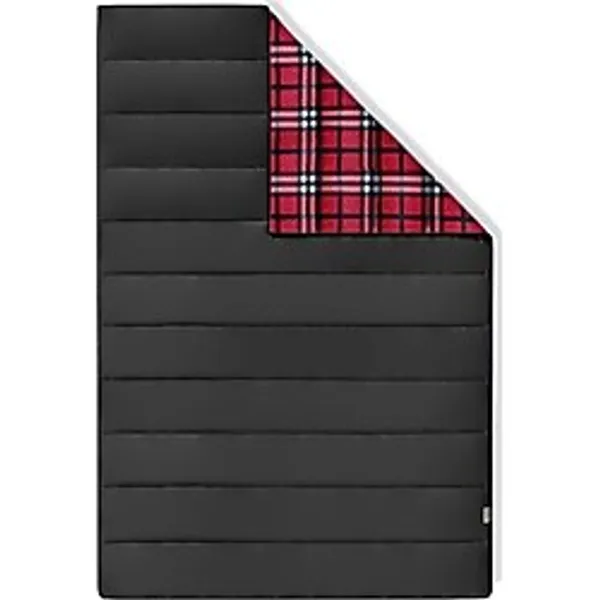 Haegs Flanel Kamp Battaniyesi, Seyahat Yorganı Dış Mekan Hafif Kompakt Outdoor Malzemeleri Kamp Çadır Karavan Battaniye 215-150 cm Siyah