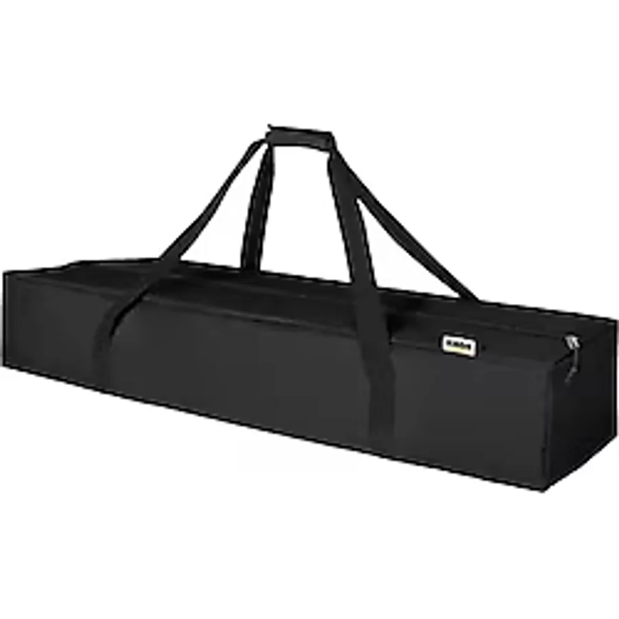 Haegs Taşıma Çantası, İnce Uzun Çok Amaçlı Kamp Sandalyesi, Tripod Çantası, Fermuarlı Dayanıklı, Kamp Malzemeleri Saklama Çantası, 25L (90 x 17 x 17 cm) Siyah