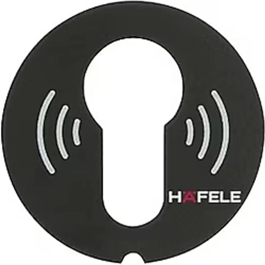 Hafele DT710 Barel delikli rozet, gri