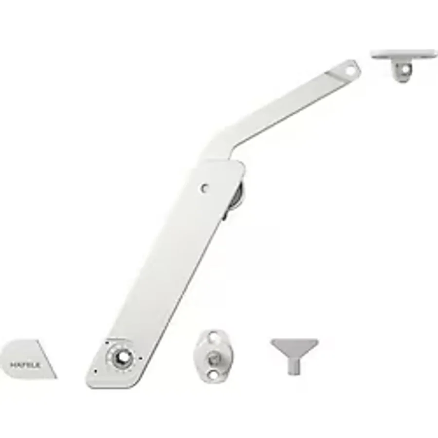 Hafele Free Flap H 1.5 Sol Yön Makas Seti A, Beyaz Renk