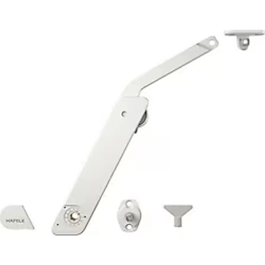 Hafele Free Flap H 1.5 Sol Yön Makas Seti B, Beyaz Renk