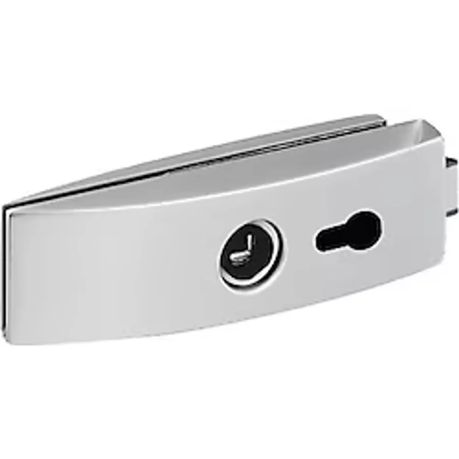 Hafele GLASS LINE Cam kapı kilidi PC güm.renk.
