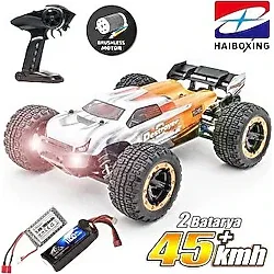 Haiboxing Rc 1/16 Destroyer 45km+ Sürat Uzaktan Kumandalı Model Rc Model Araba Rtr Elektrikli 4wd Brushless Fırçasız Truggy Truck