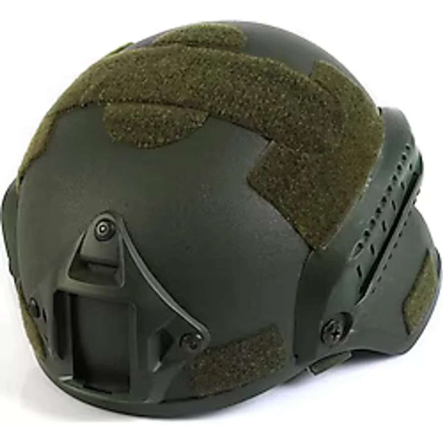 Haki Kompozit Başlık - Miğfer - Paintball Airsoft Başlık - Standart