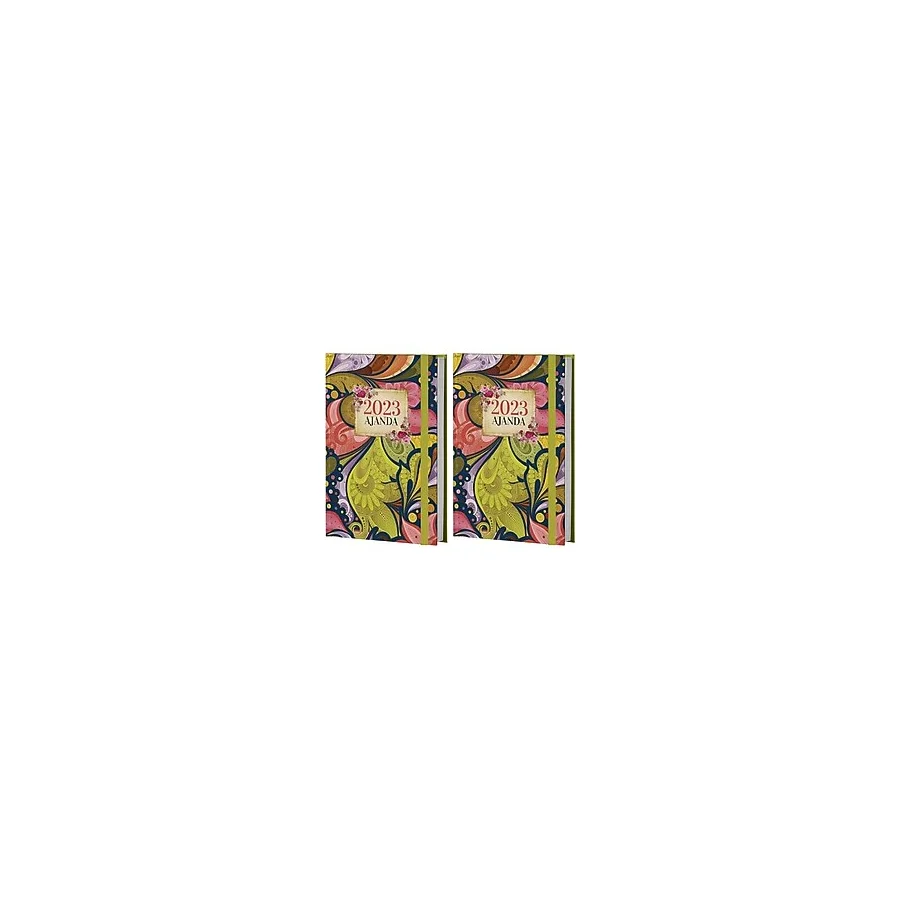 Halk Kitabevi Mor Kelebek Cümbüş 2023 Ajanda, 13.5x21cm, 128 Sayfa, Ciltli 2li paket