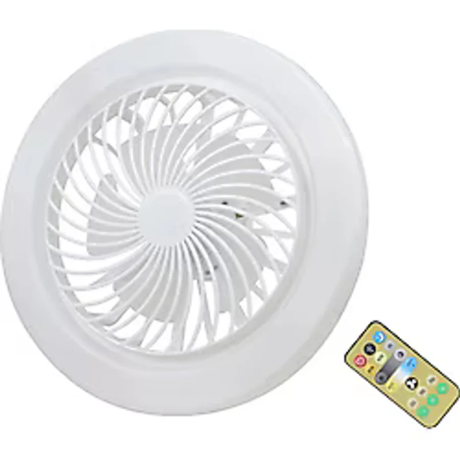 Hallow L6364-2 E27 Led Işıklı Sessiz Tavan Vantilatörü