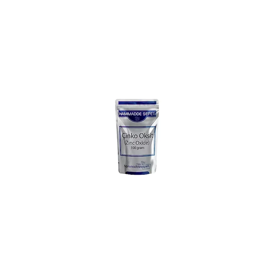 Hammadde Sepeti Mikronize Çinko Oksit (zinc Oxide) Altın Mühür 100 Gram