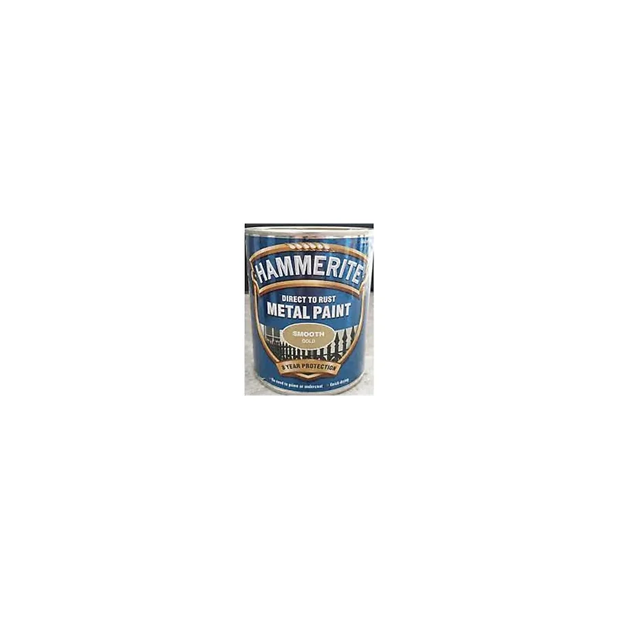 HAMMERİTE METAL BOYASI DÜZ ALTIN 0,75 LT