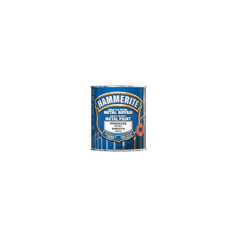 HAMMERİTE METAL BOYASI DÜZ BEYAZ 2,5 LT