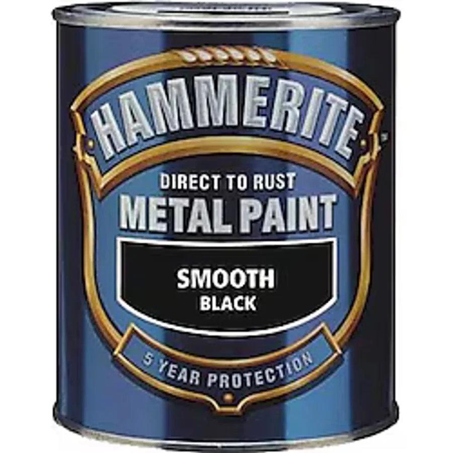 Hammerite Pürüzsüz Boya 3 Kg Siyah