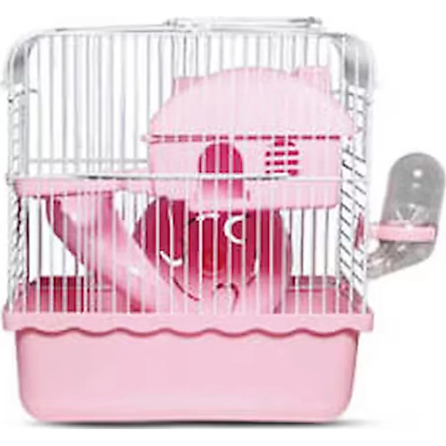 Hamster Kafesi 23X17x33 Cm Pembe