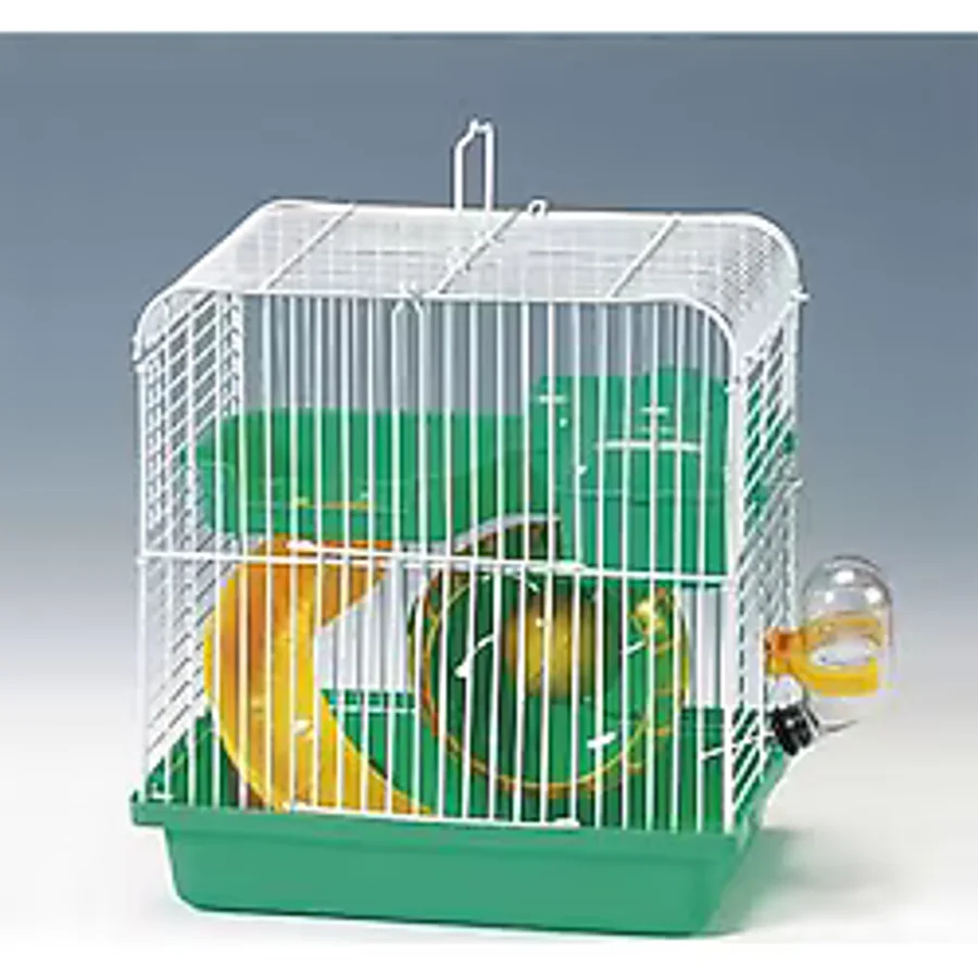Hamster Kafesi Yeşil Beyaz 23X17X25 cm