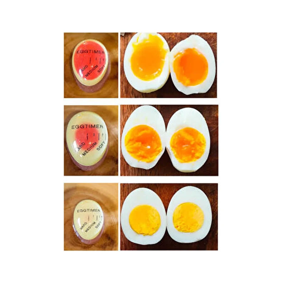 Hane216 Dublör Yumurta Zamanlayıcı Egg Timer Pişirme Haşlama Süresi Aparatı Zamanlayıcı
