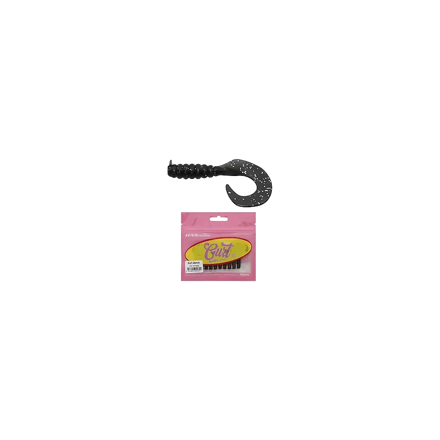 Hanfish Gurt 4.5cm 10 Adet Orak Kuyruk Silikon Yem - AGT-107 Midye