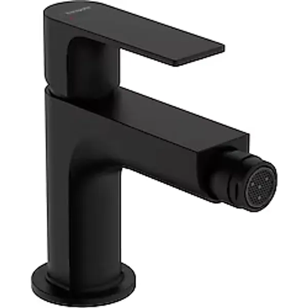 hansgrohe 72211671 Rebris E Tek Delikli Mat Siyah 1.5 GPM Bide Bataryası