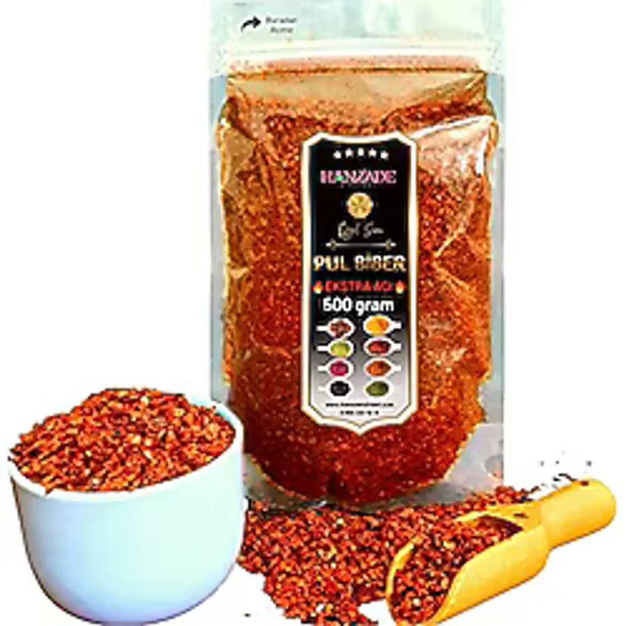 Hanzade Bitkisel Pul Biber Ekstra Çok Acı 500 G