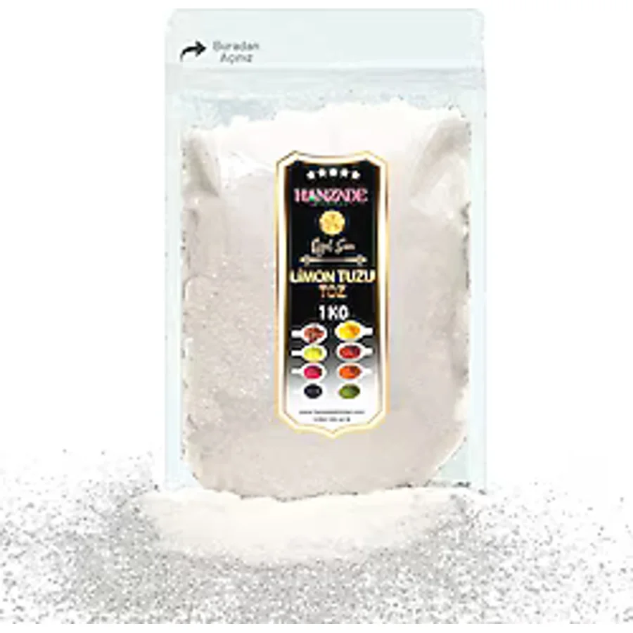 Hanzade Bitkisel Toz Limon Tuzu 1 kg