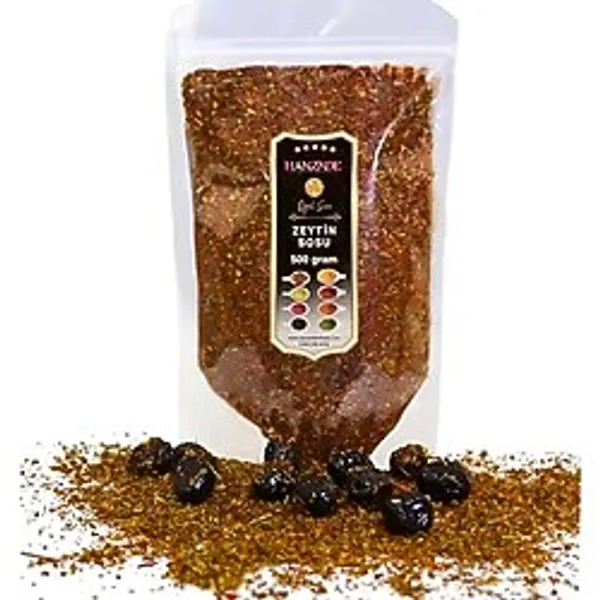 Hanzade Bitkisel Zeytin ve Zeytinyağı Çeşnisi 500 Gr Sosu Harcı Baharatı Kahvaltılık