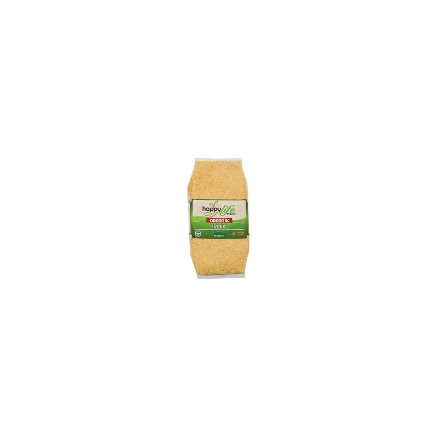 Happy Life Organik İrmik 500 gr