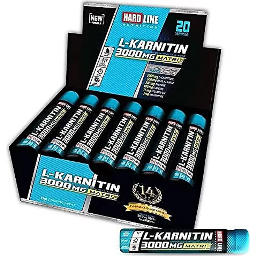Hardline Nutrition Matrix L-Karnitin 3000 mg 20 Ampul