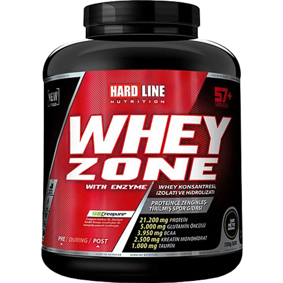 Hardline Nutrition Whey Zone 2300 gr Protein Tozu