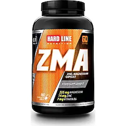 Hardline Nutrition ZMA 180 Kapsül - (Magnezyum, Çinko )