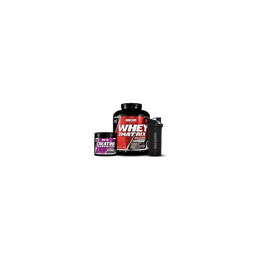 Hardline Whey 3 Matrix 2300 Gr Protein Tozu + Hardline Kreatin Mikronize 120 Gr
