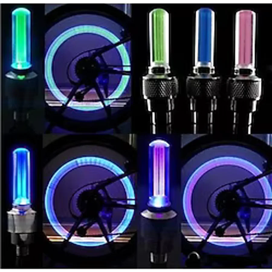 Hareket Duyarlı Led Bisiklet Motorsiklet Sibop Işığı Teker Lambası