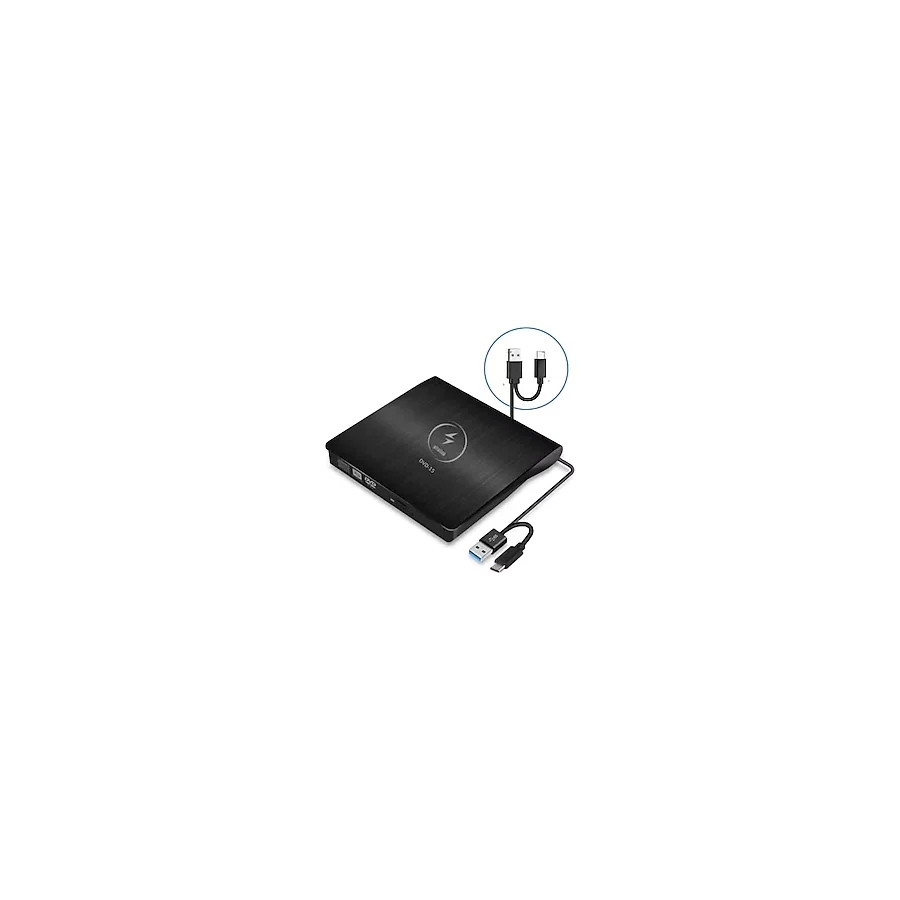 Harici DVD Rw External Taşınabilir Ultra Ince USB 3.0 CD DVD Yazıcı Okuyucu