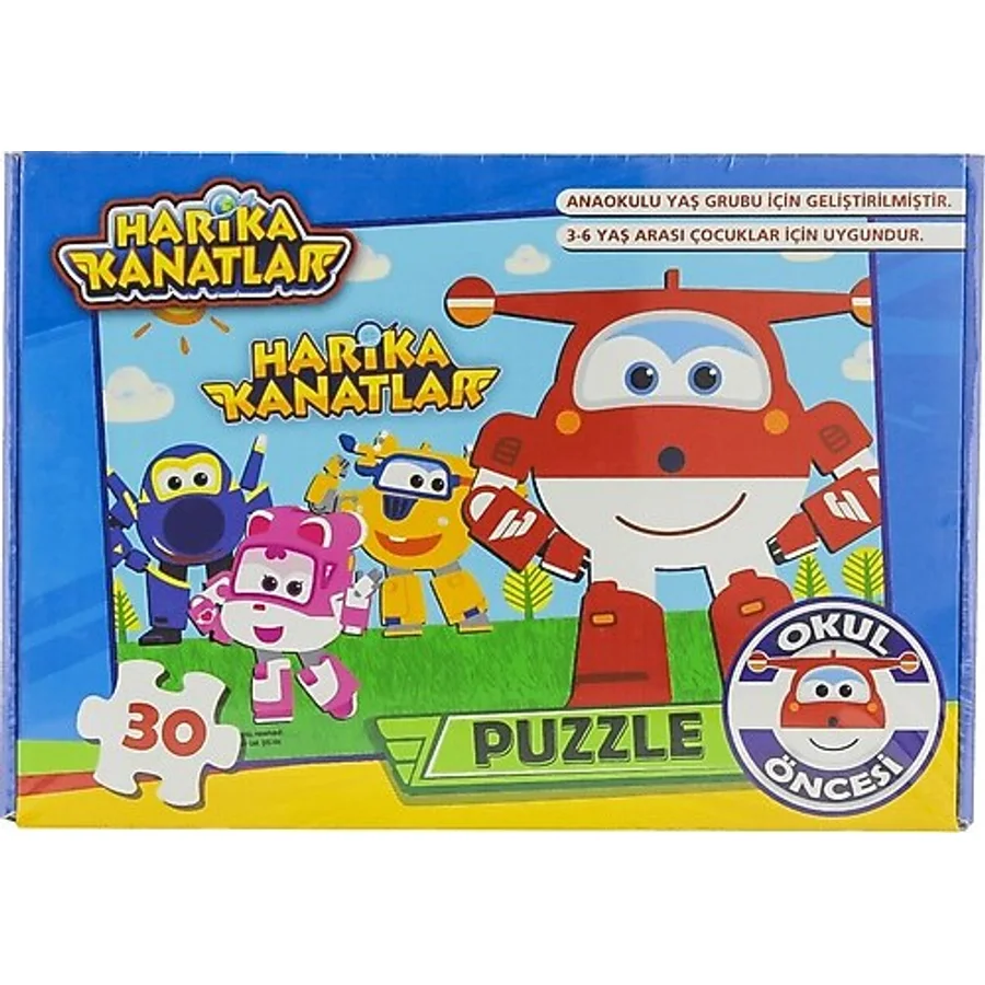 Harika Kanatlar Anaokulu 30 Parça Puzzle